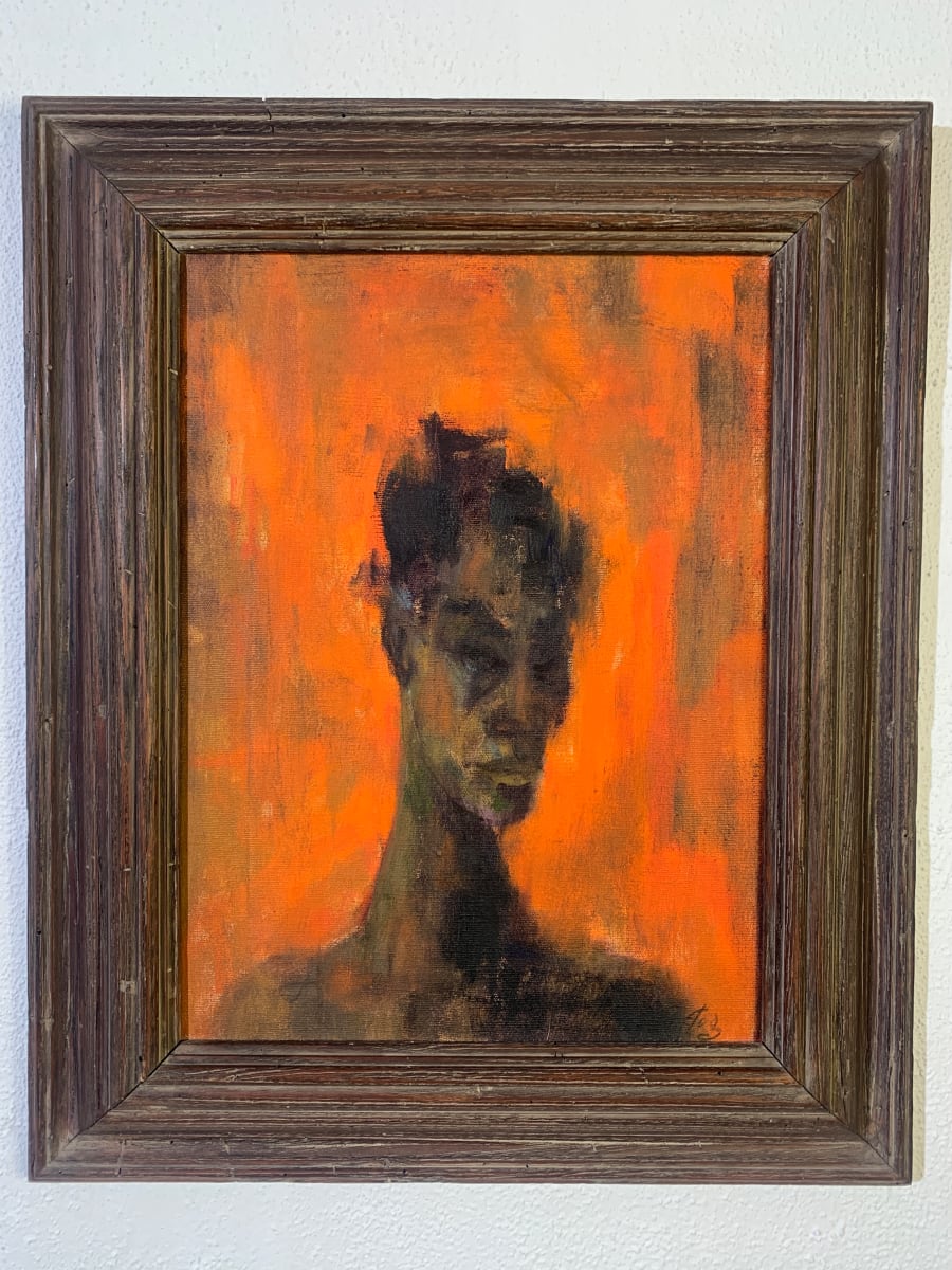 "Portrait with Orange" by Florence Hasenflug 