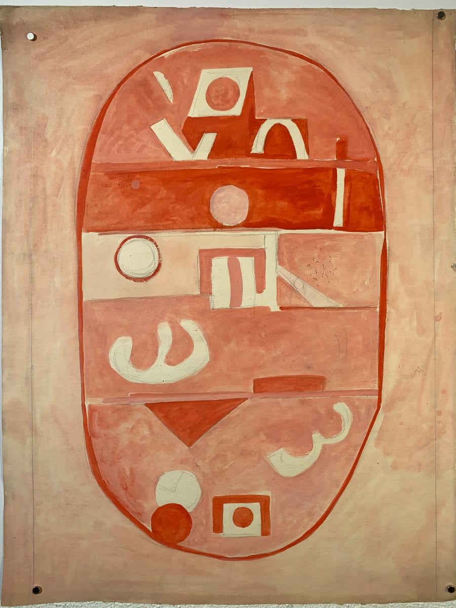 "Red Hieroglyphics" by Edith  Isaac-Rose 