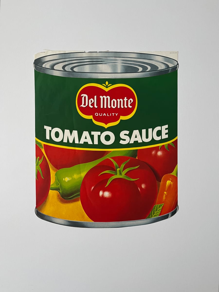 1970s Original Lithograph Del Monte Tomato Sauce Can I, Image 1.