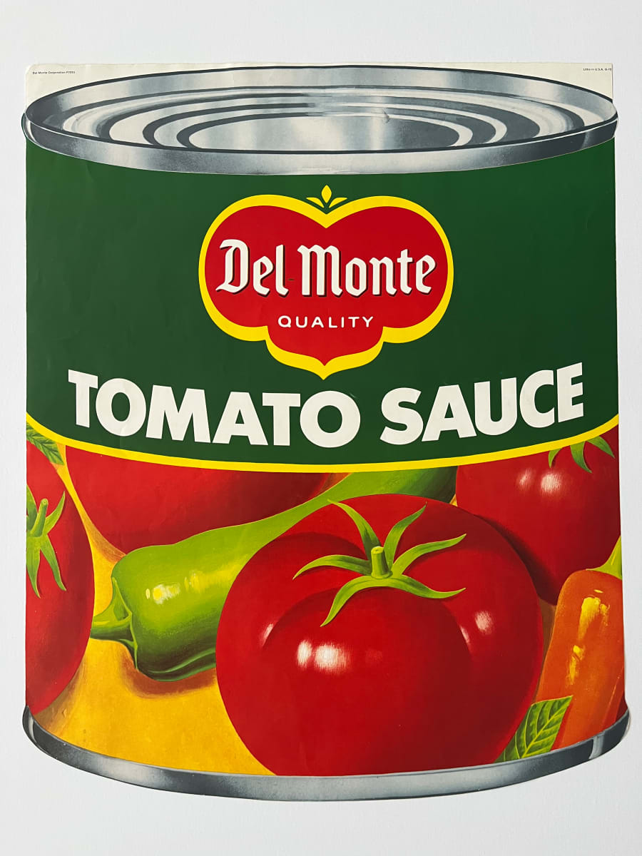 1970s Original Lithograph Del Monte Tomato Sauce Can II, Image 1.