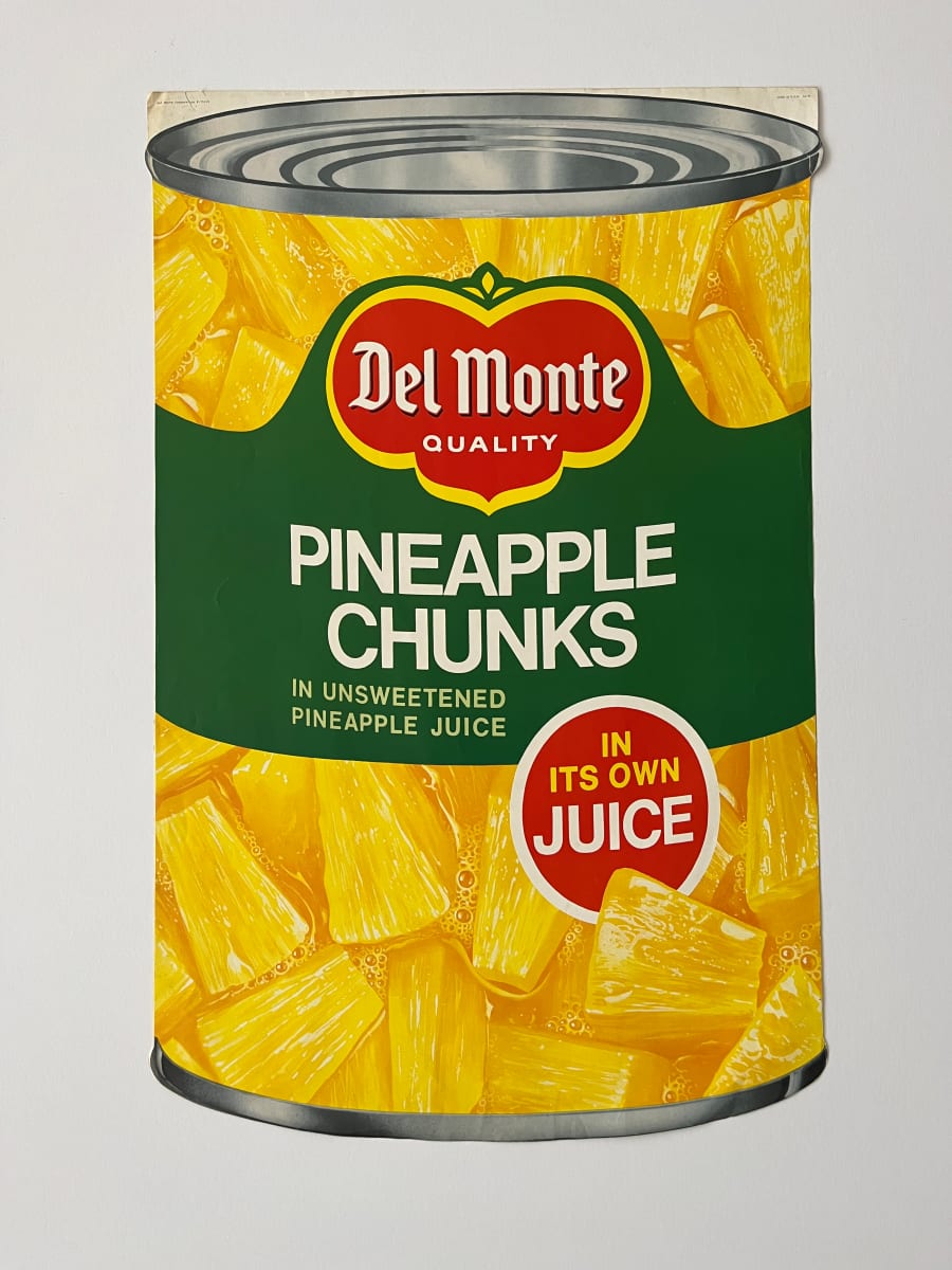 1970s Original Lithograph Del Monte "Pineapple Chunks I" by Unknown, Image 2.