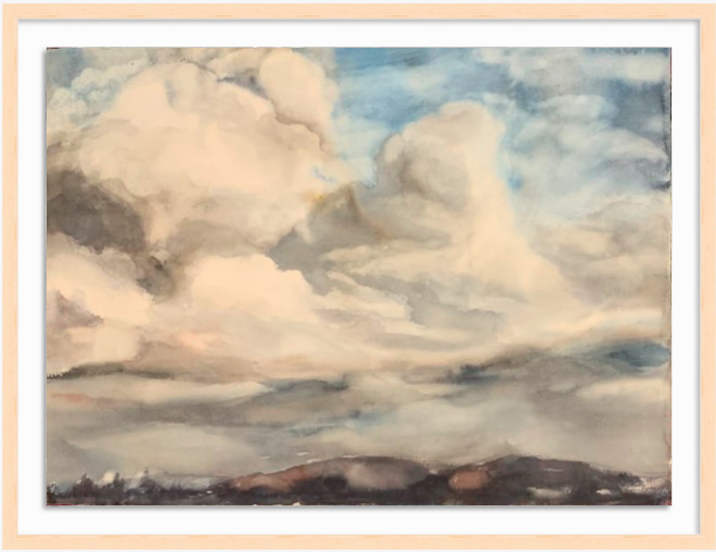 Gray Clouds by Thelma Corbin Moody 