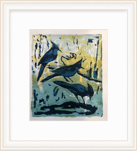 Three Little Birds 1 by Thelma Moody, Image 1.