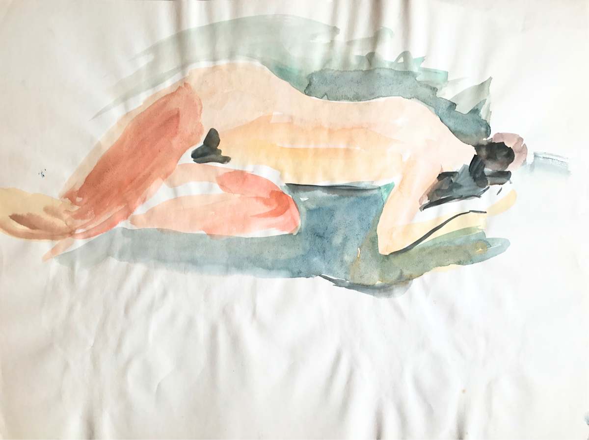 Side Sleeping by Thelma Corbin Moody, Image 1.