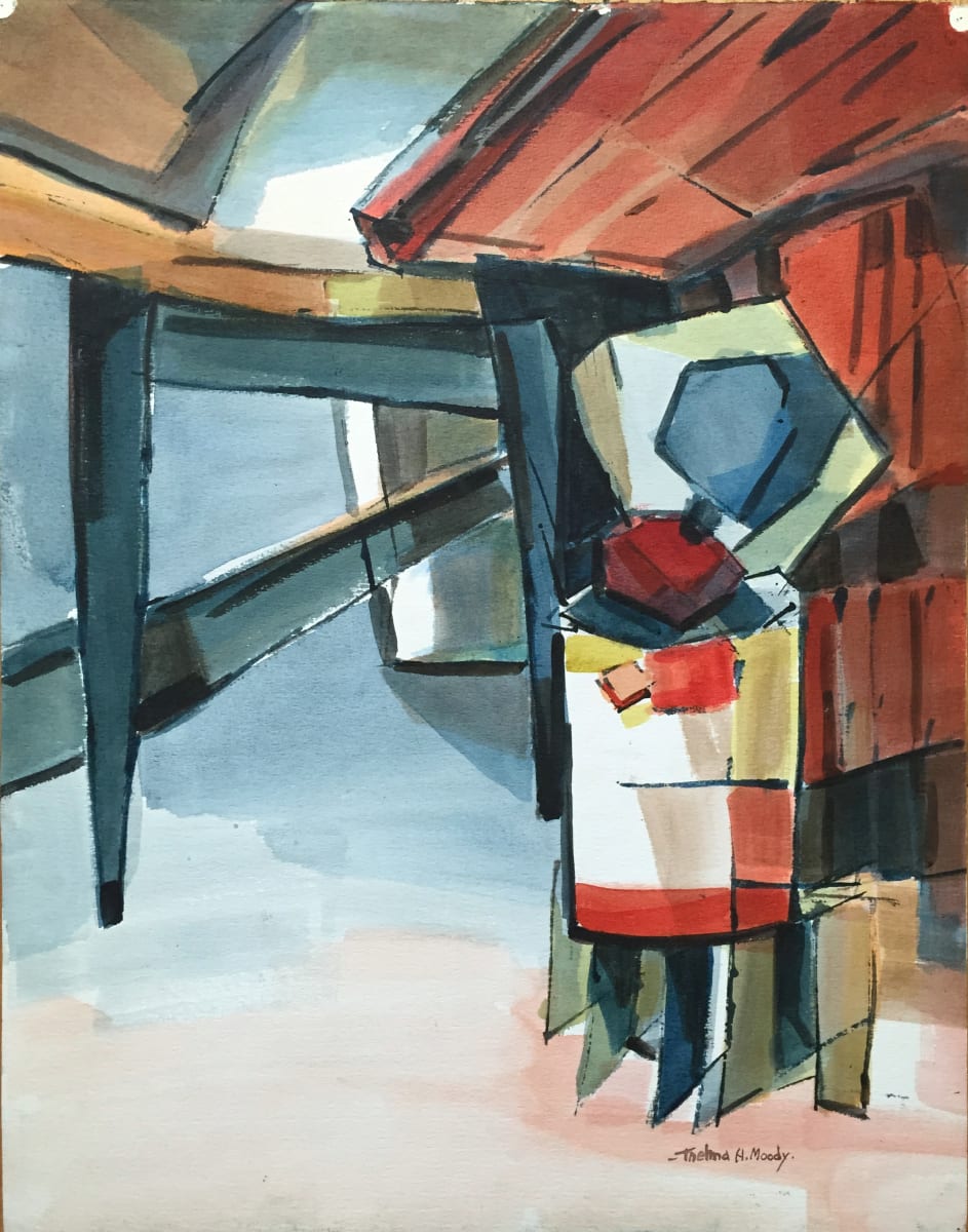 Abstract Dock by Thelma Moody 