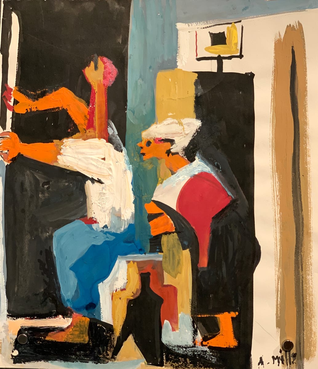 "Study from the Spinners" by Agnes Mills, Image 9.