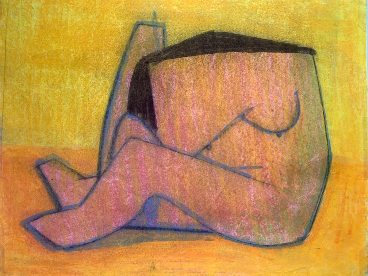 "Orange Abstract Figure" by Benoit Gilsoul, Image 4.