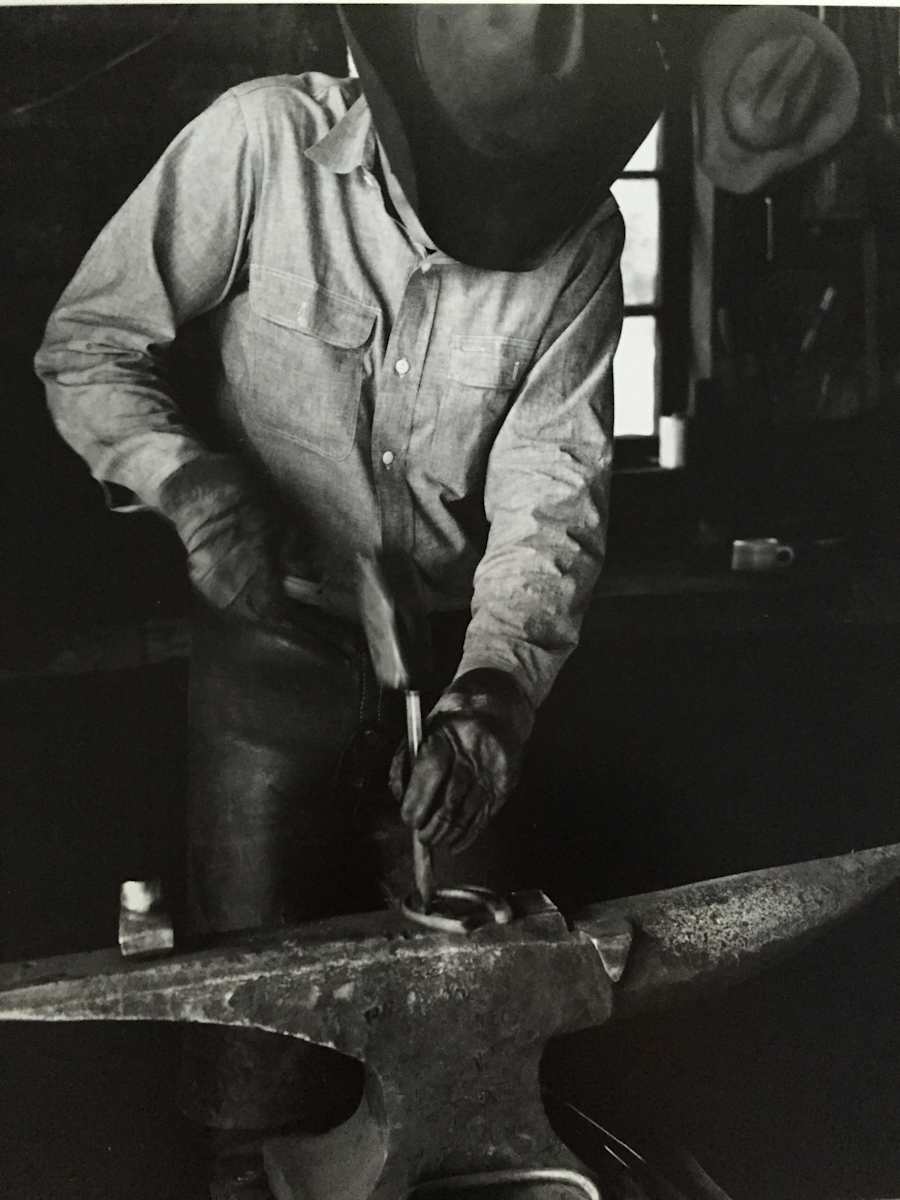 "Mule Shoe Repair" by Christa Franke, Image 1.