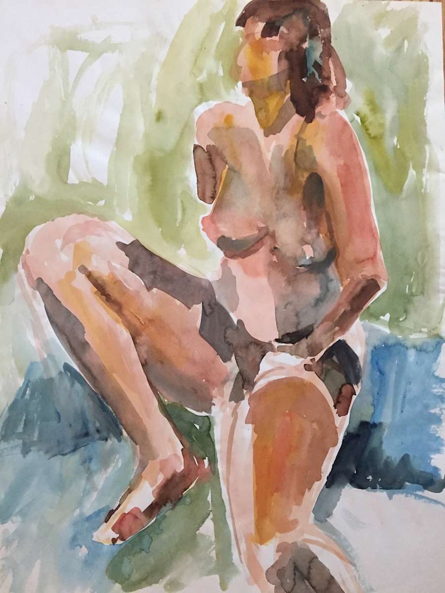 Blue In Her Hair by Thelma Corbin Moody 