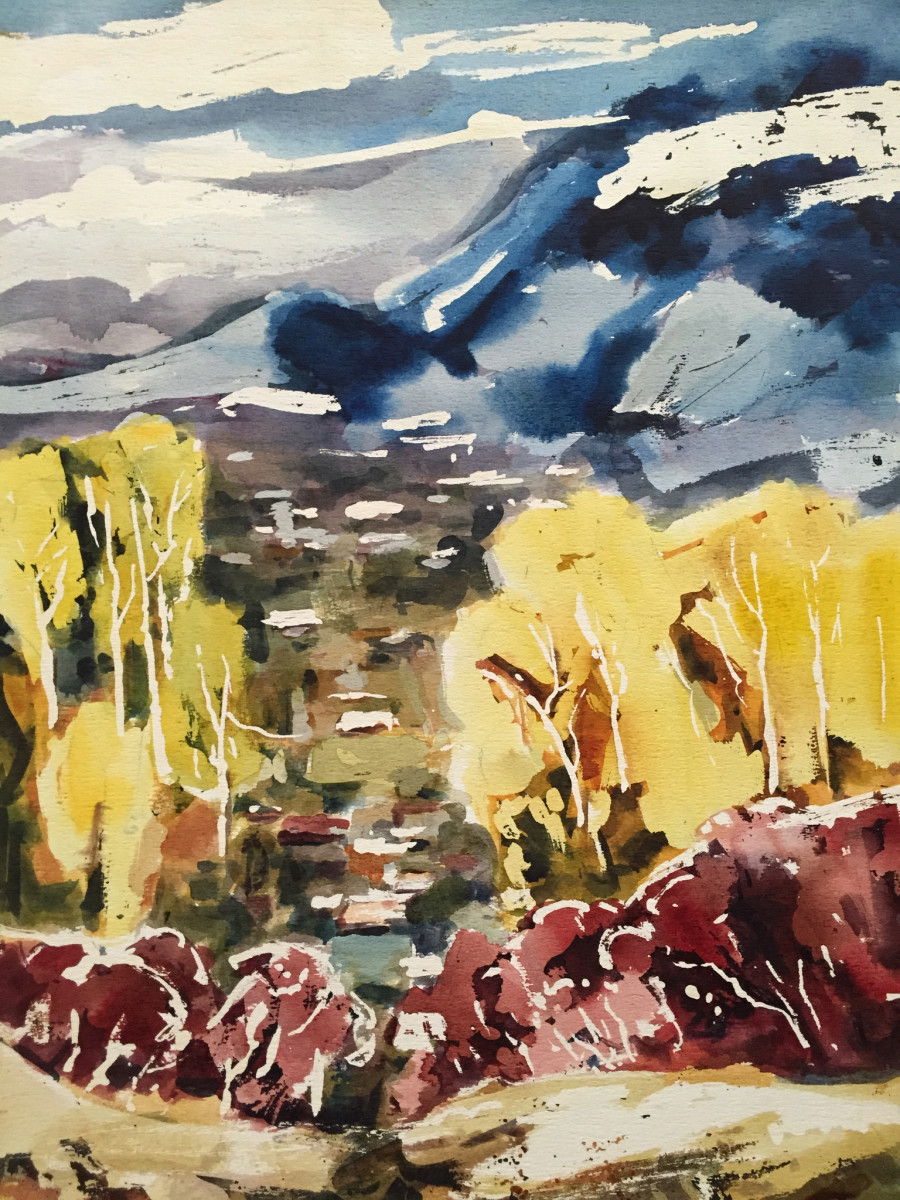 Blue Mountains by Thelma Corbin Moody 