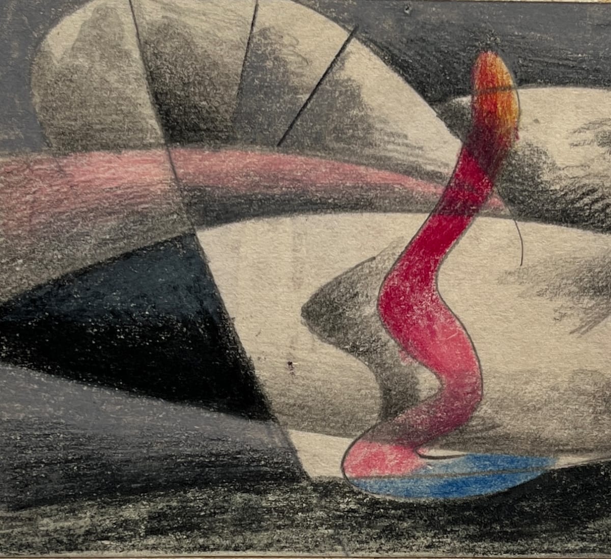 Micro Biomorphic Abstract Drawing II by Bill Shields 