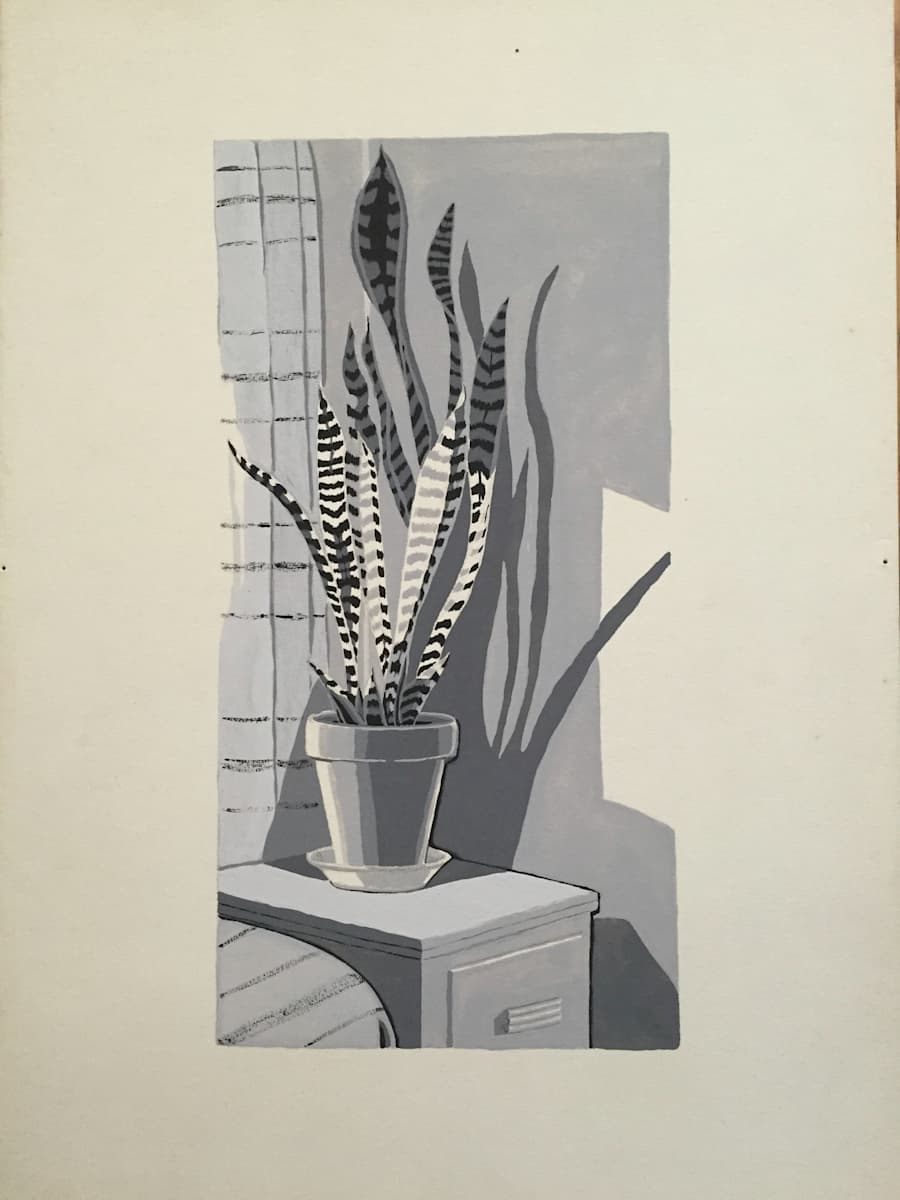 Plant Still Life by Christina Rodina 