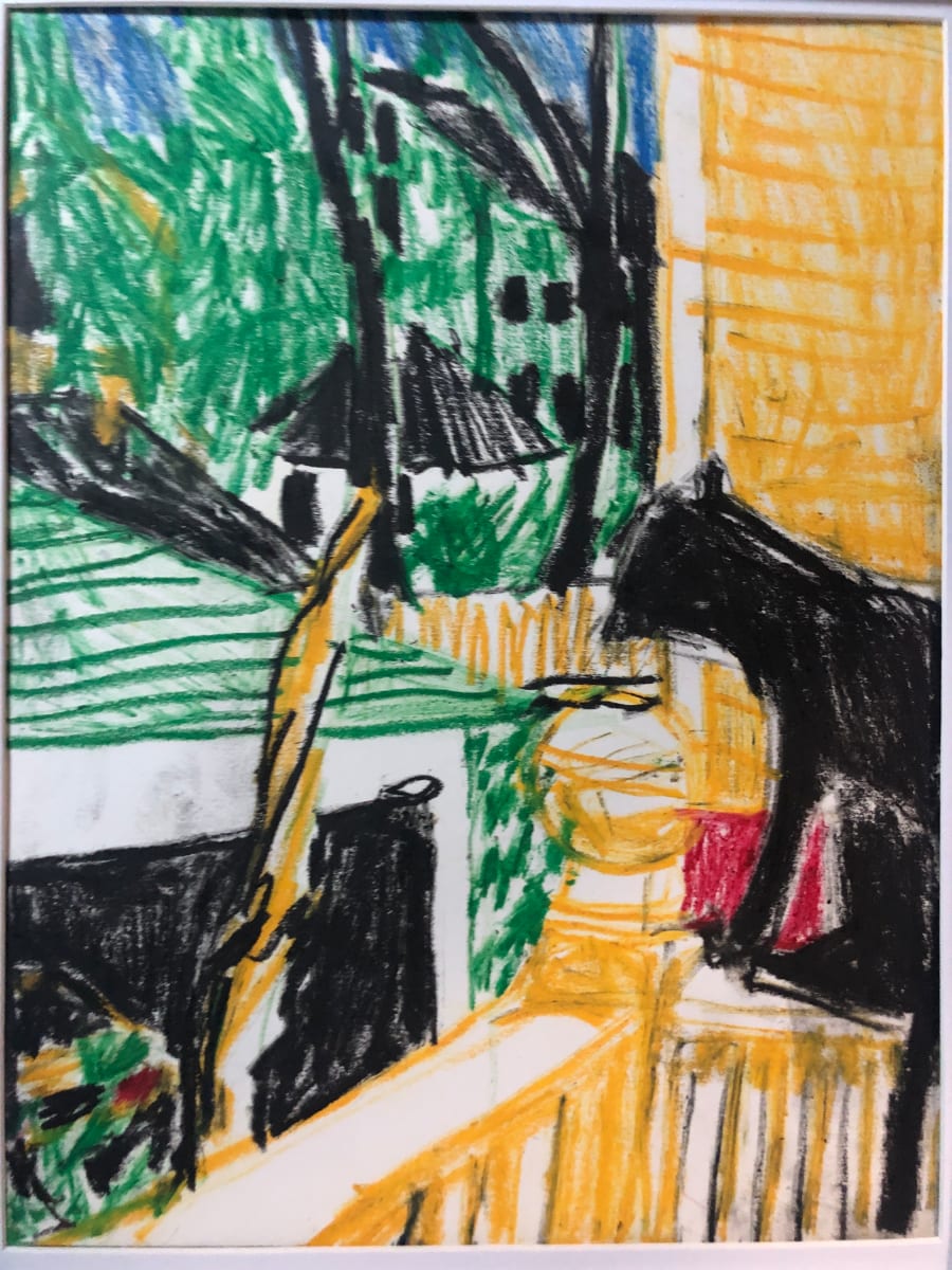 Cat at Window, Image 1.