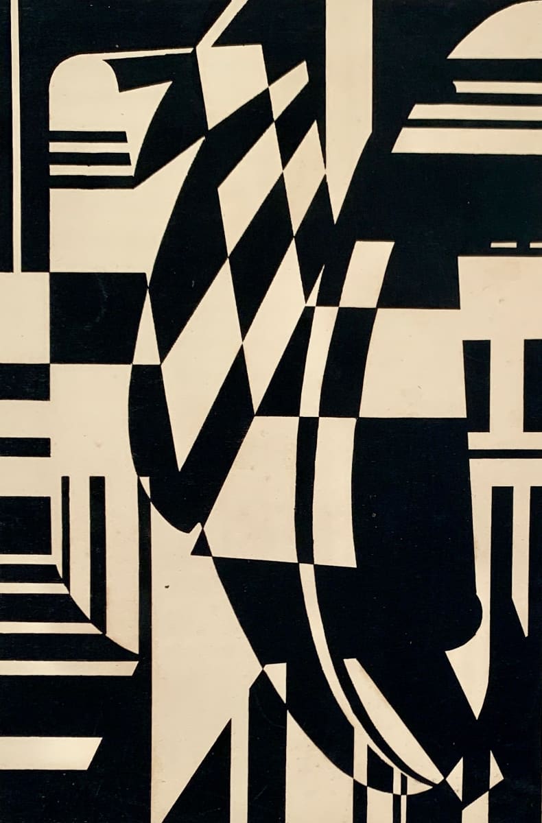 "Leaf & Chair II" by D.L. Whitehurst, Image 1.