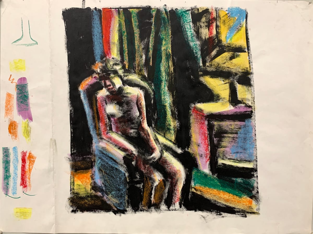 "Sitting in Chair" by Donald  Stacy, Image 7.