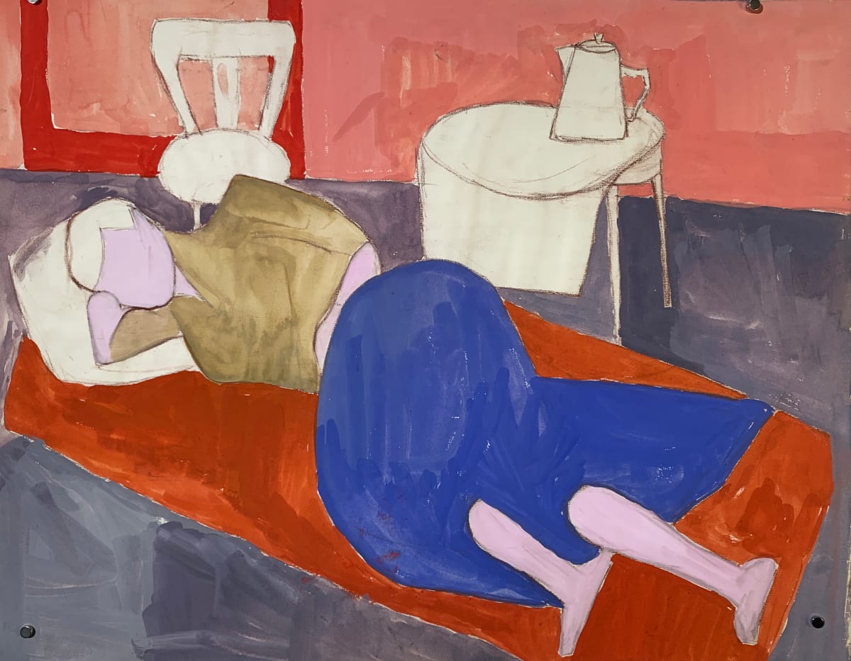 "Laying with Teapot" by Donald  Stacy 