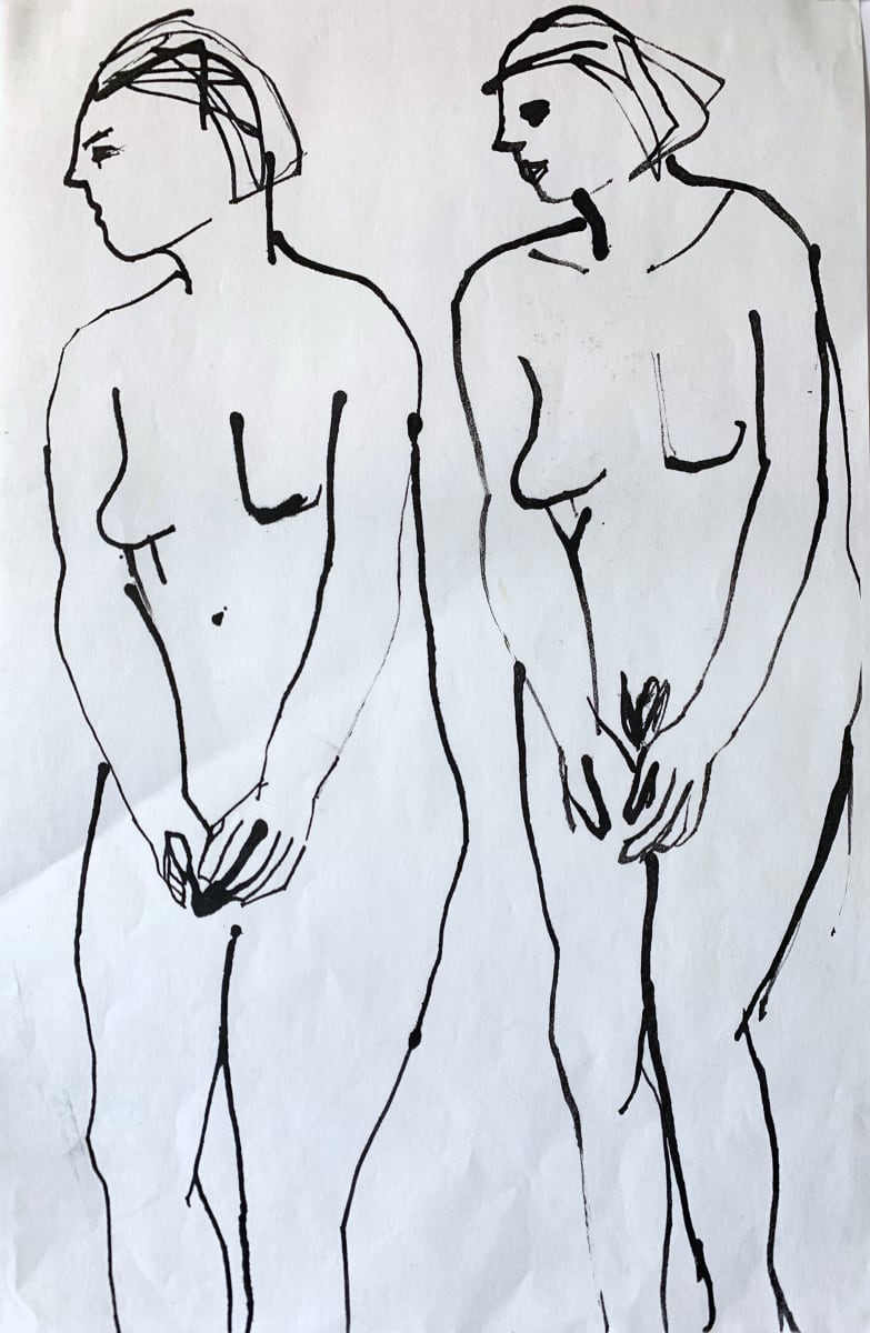 "Two Nudes" by Edith  Isaac-Rose, Image 1.