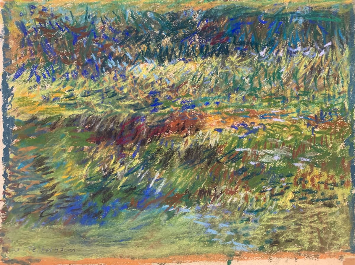 "Pastel Landscape Pond" by Edith  Isaac-Rose, Image 2.