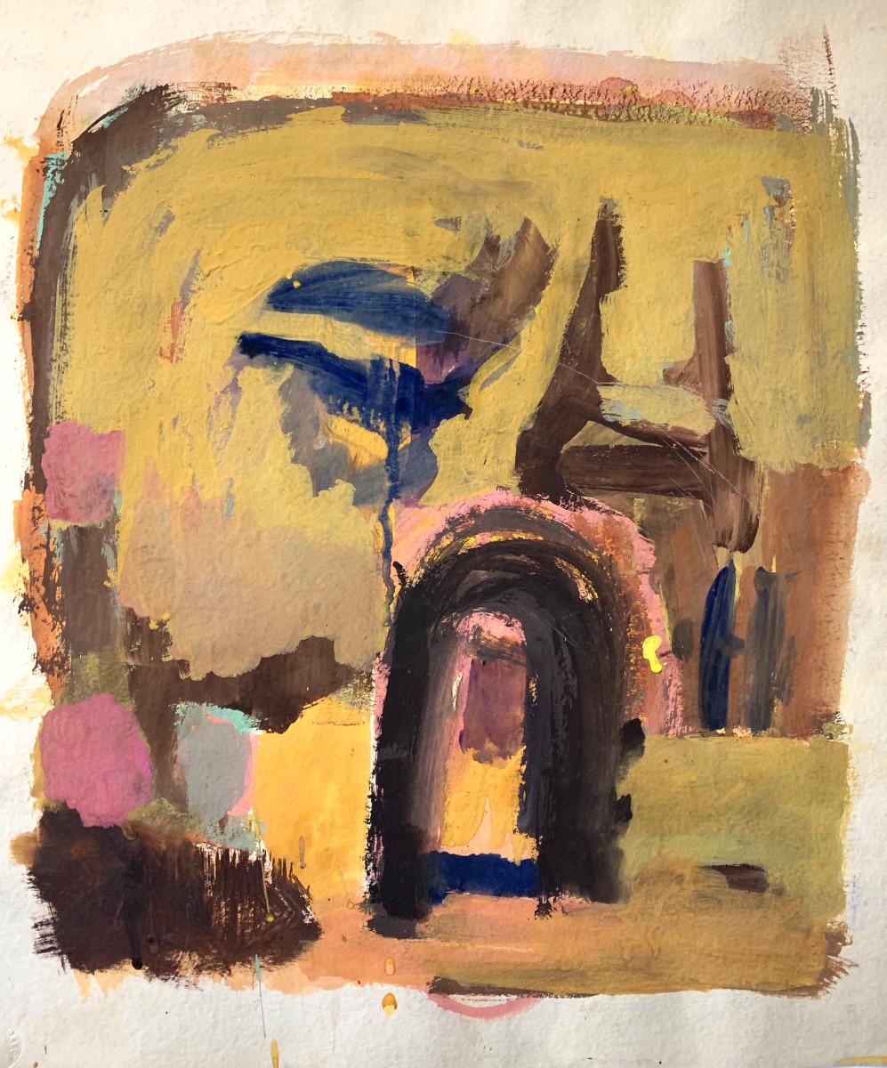 "Arch Abstract" by Edith  Isaac-Rose 