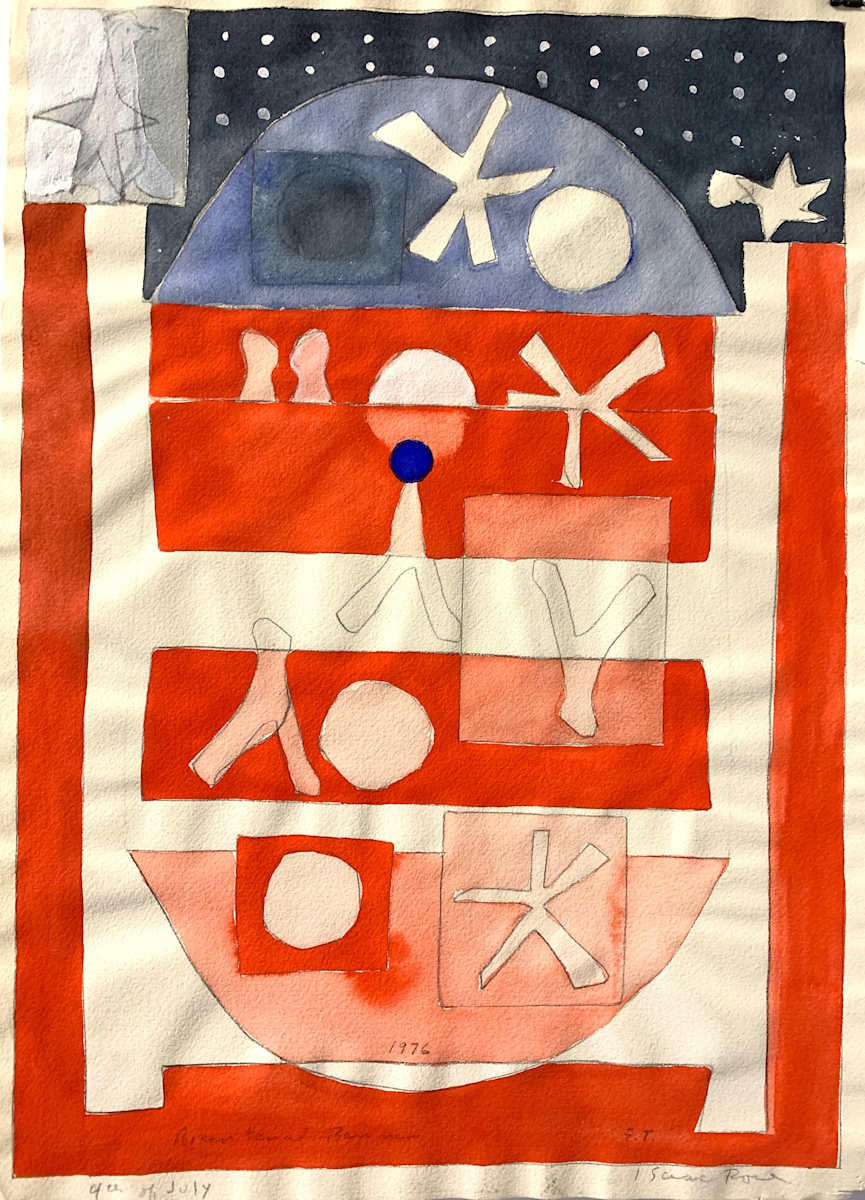 "Bicentennial Banner" by Edith  Isaac-Rose, Image 1.