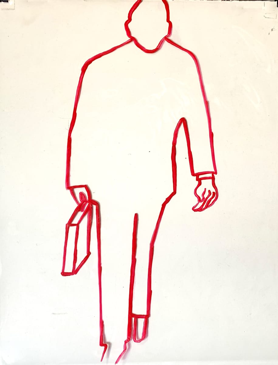"Red Man II" by Edith  Isaac-Rose, Image 1.