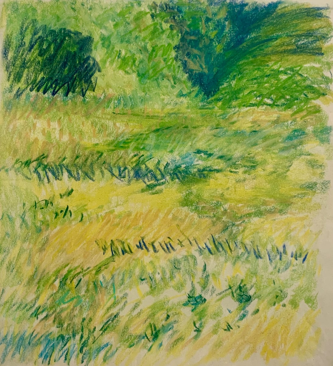 "Pastel Landscape Bright Yellow" by Edith  Isaac-Rose, Image 5.