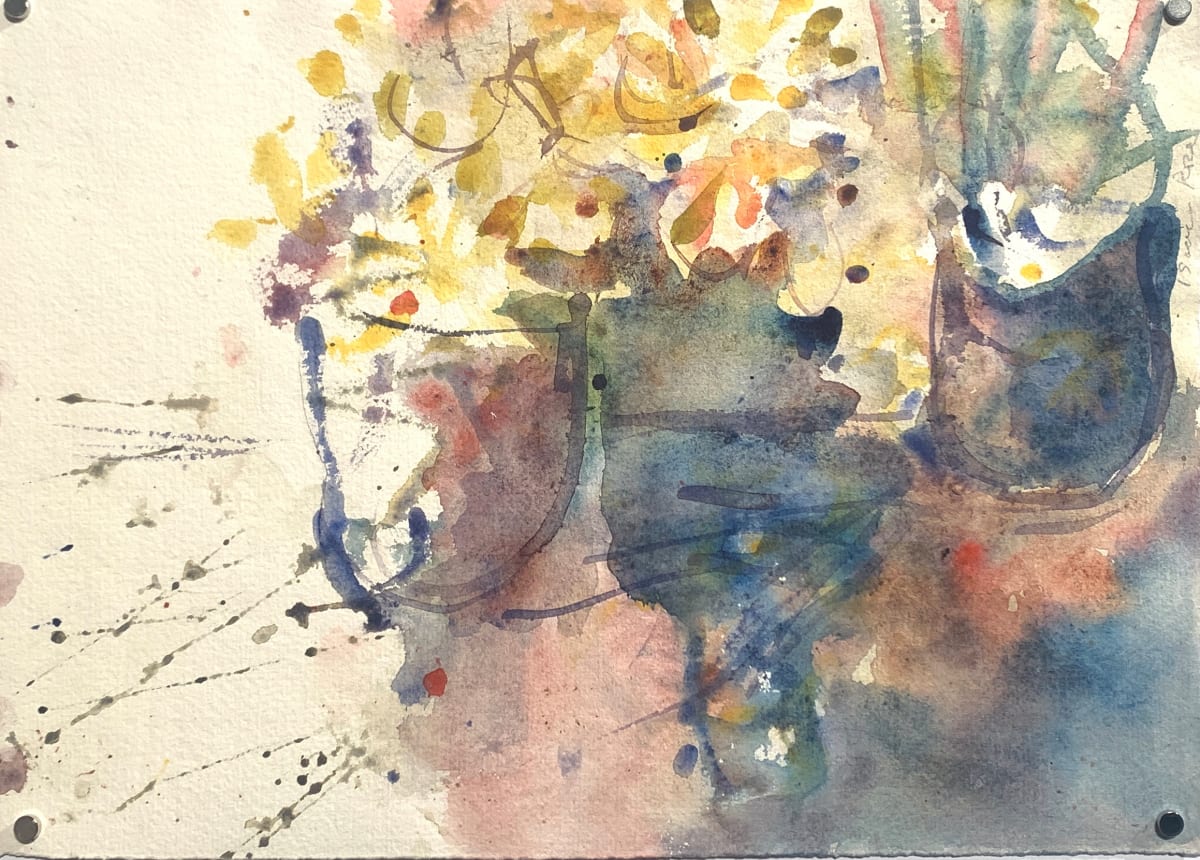"Abstract Floral" by Edith  Isaac-Rose 