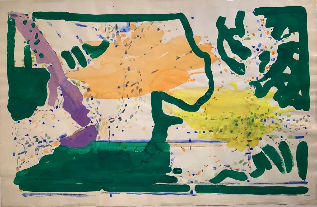 "Green Tree Orange Leaves" by Edith  Isaac-Rose, Image 10.