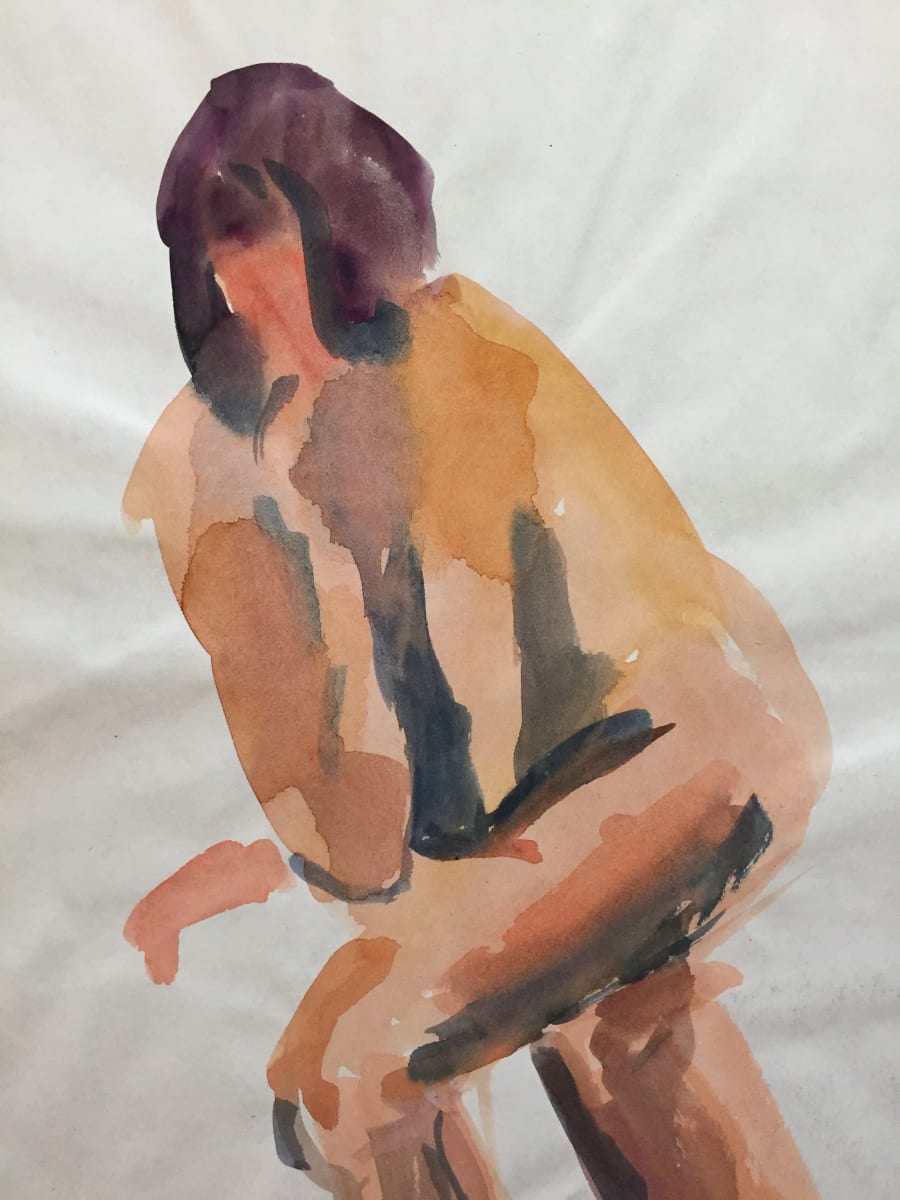 Elbow On Knee by Thelma Corbin Moody, Image 1.
