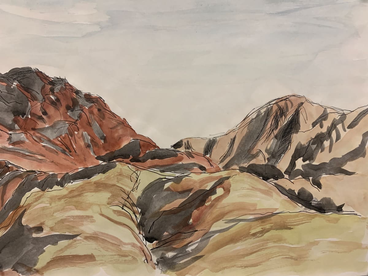 Brown and Red Mountain by Frank J Bette, Image 1.