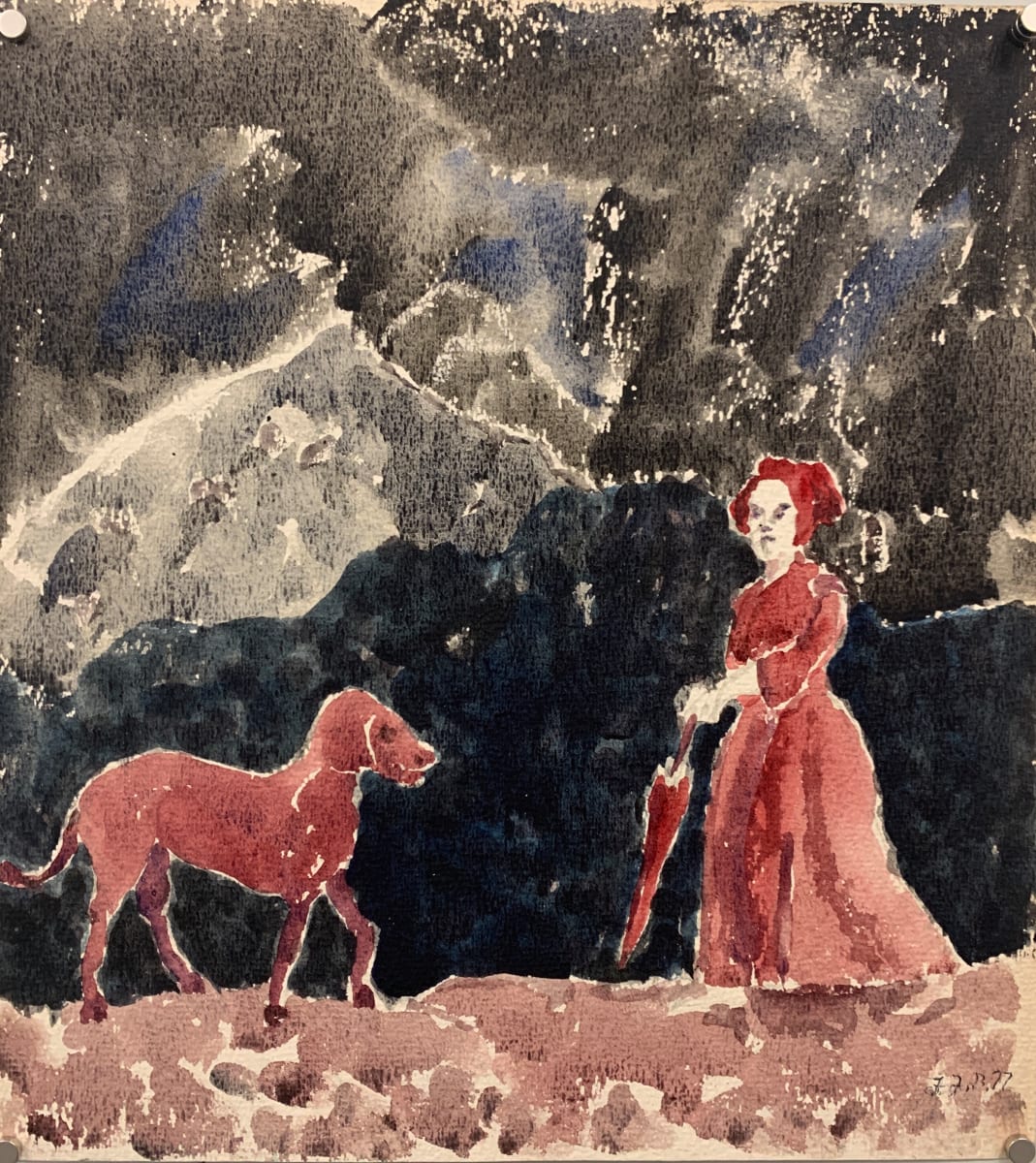 Shepard and Sheep by Frank J Bette 