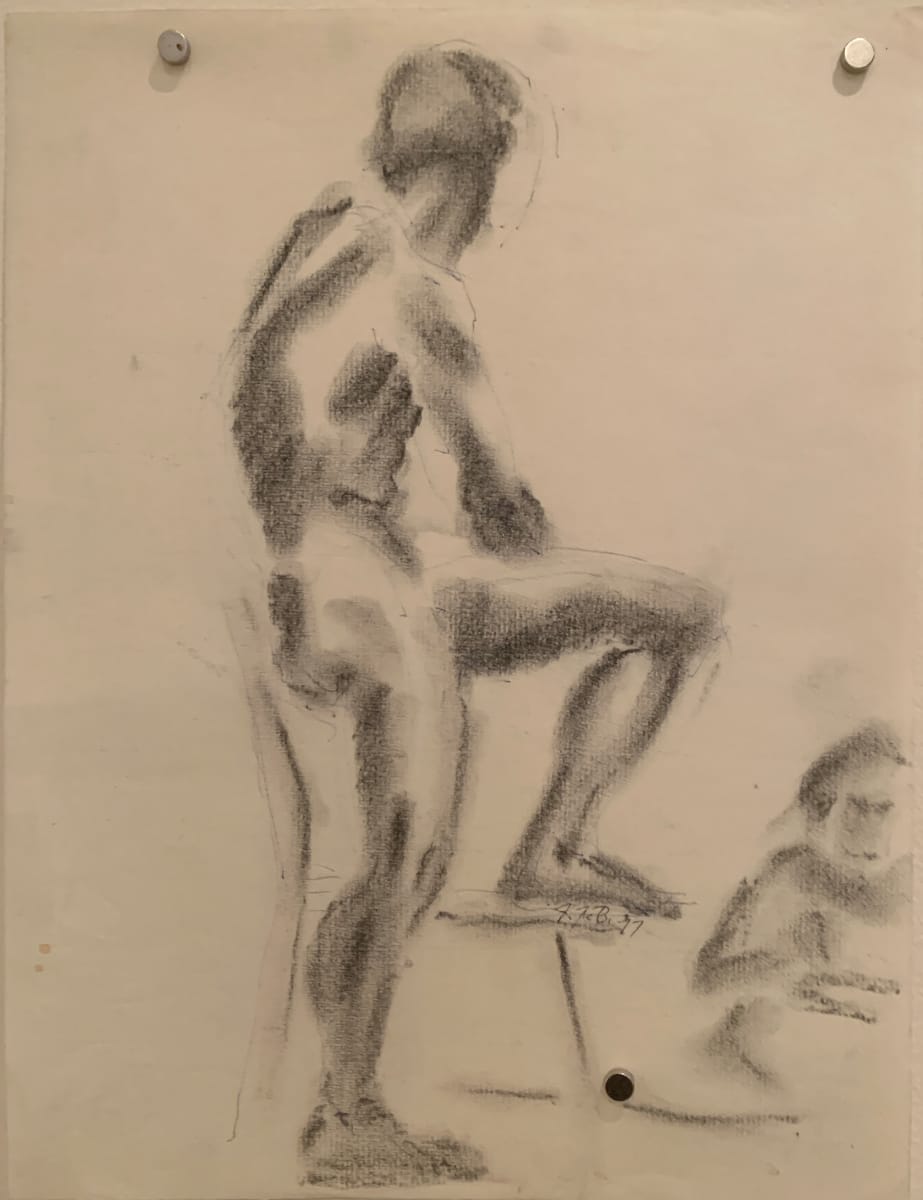 Model with Foot Up by Frank J Bette, Image 1.