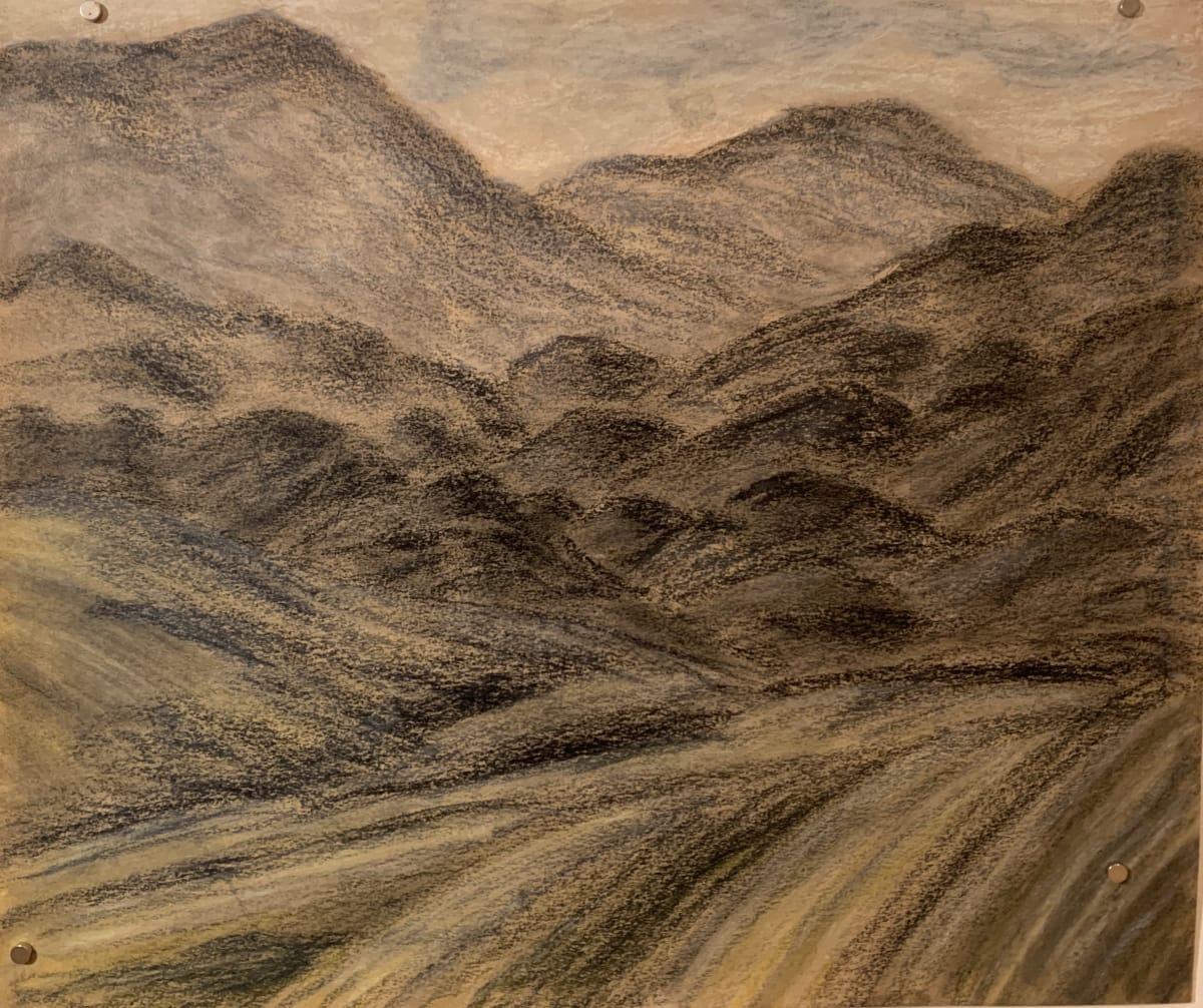 Gray Mountain Blue Sky by Frank J Bette 