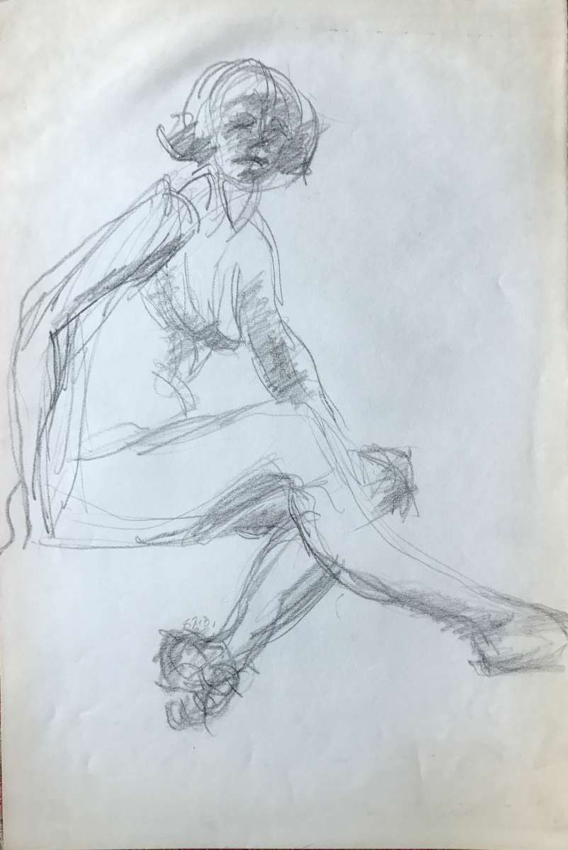 Hand on Knee by Frank J Bette 