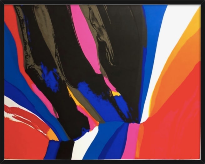 Charles Schorre 1980 Abstract Silkscreen by Charles  Schorre, Image 1.