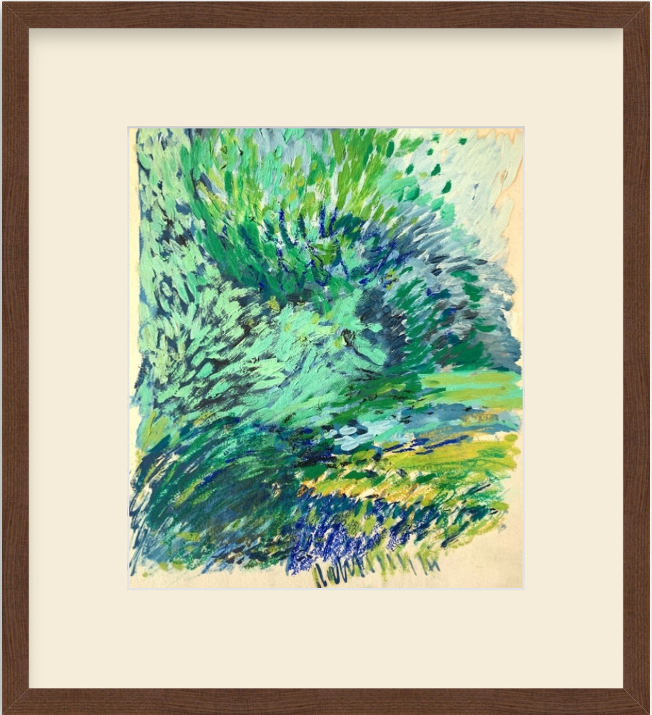 "Landscape Green & Blue" by Edith  Isaac-Rose 