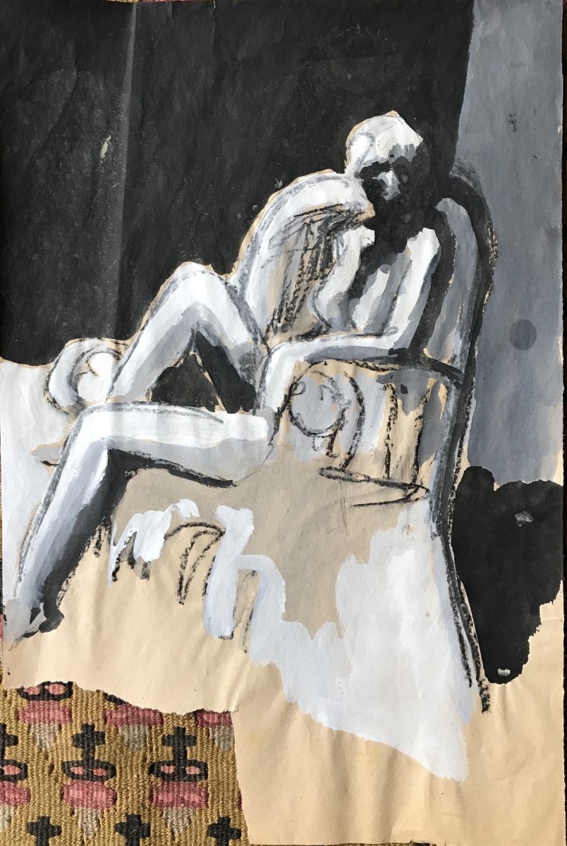 Leaning in Chair by Gloria Dudfield 