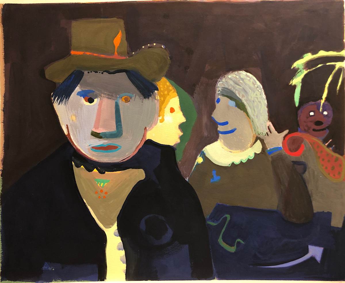 Man with Ladies by Howard  Margolin, Image 1.