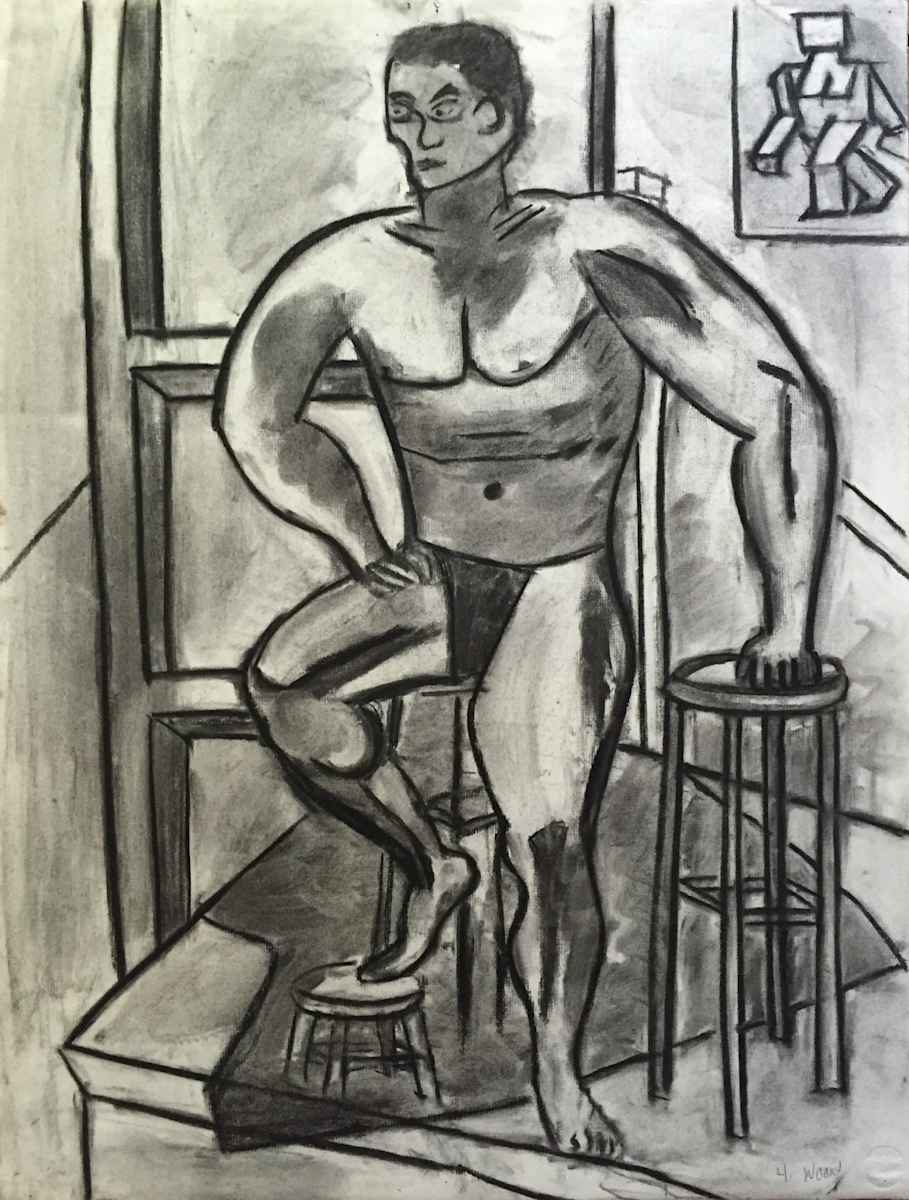 Charcoal Man by Henry Woon, Image 1.