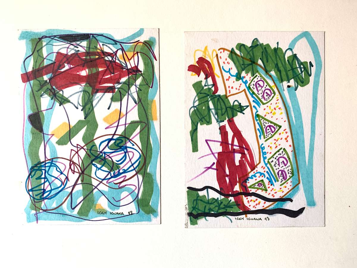 "Double Abstract" by Iggy  Iguana, Image 1.