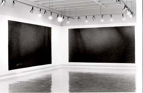 "Blackout" Charcoal Cross-Hatch Drawing on Canvas 1978 Jack Scott by Jack Scott, Image 2.