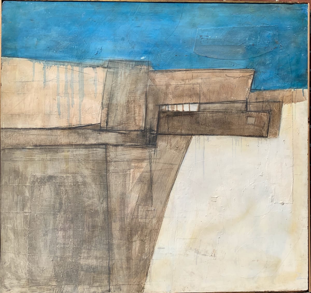 1960 California "Abstract Landscape" Jack Stuck by Jack Stuck 