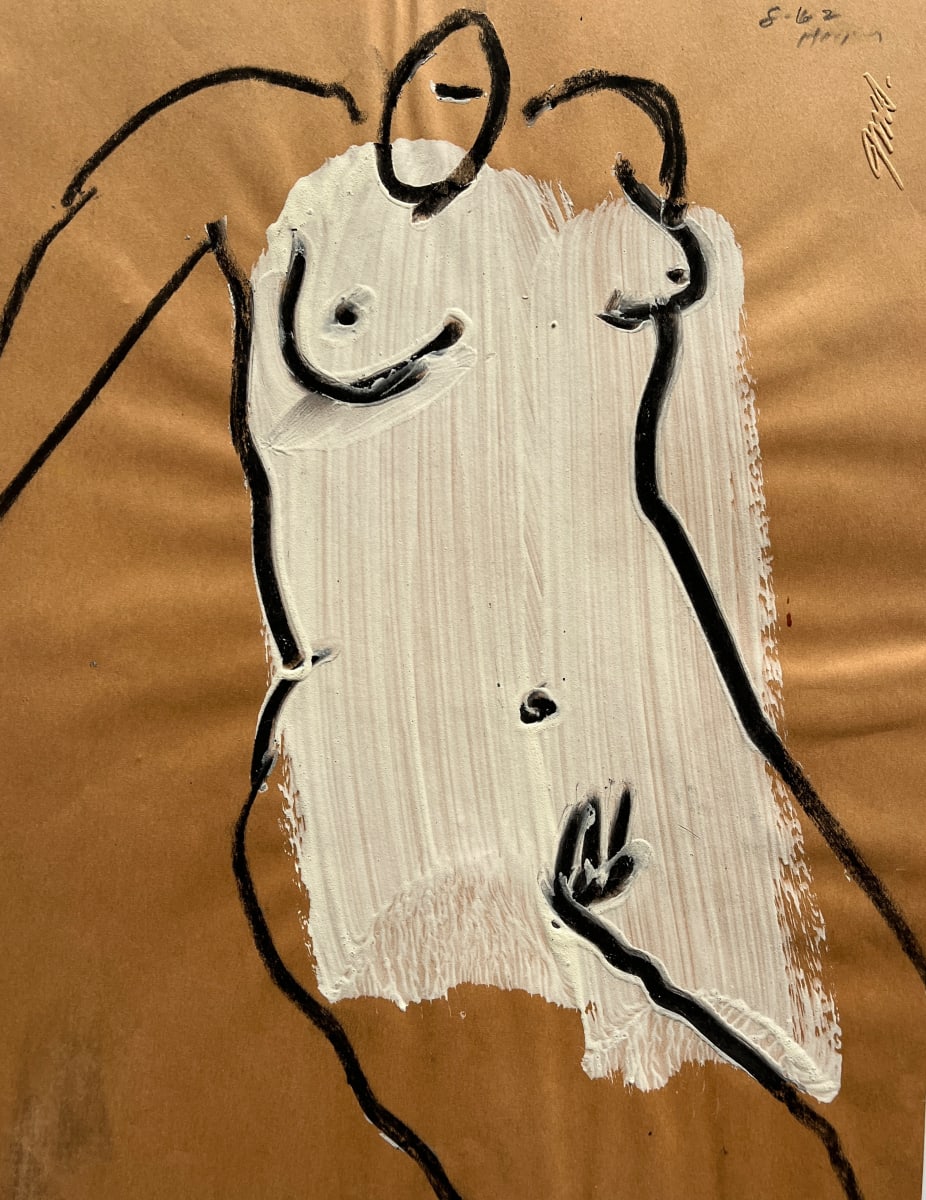 "Female Nude with White Paint" by Jack Hooper 