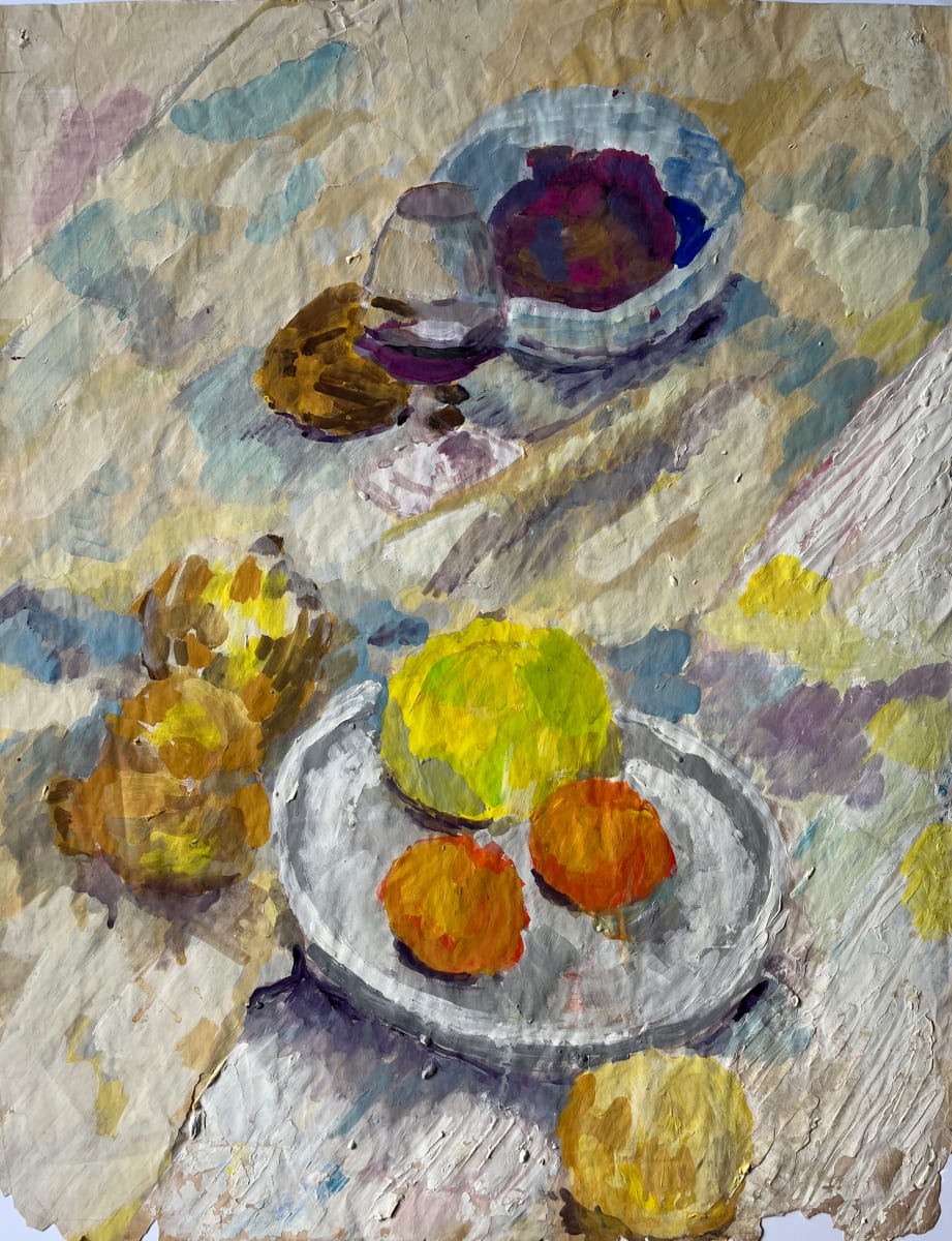 1959 "Still Life" Melvinita Hooper American Folk Artist by Melvinita Hooper 