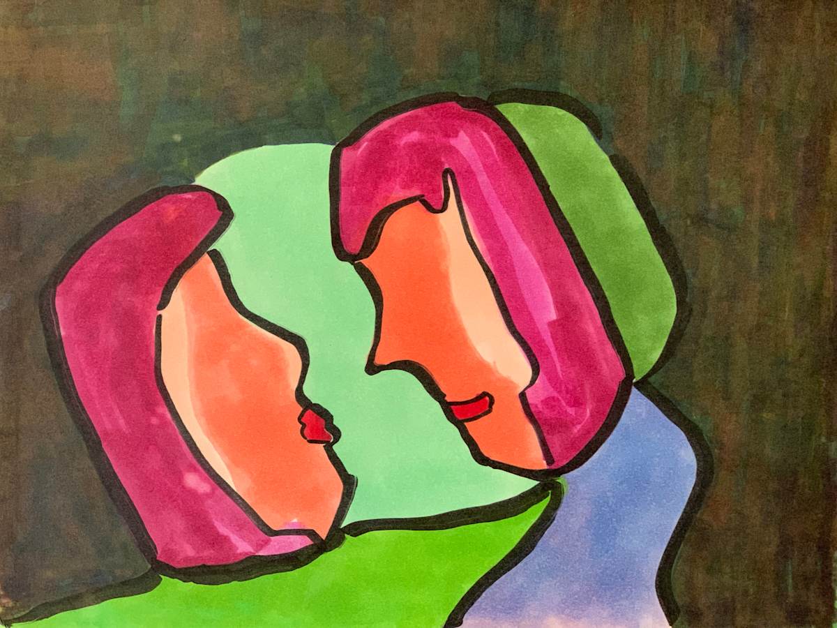 "Two Women" by John Peters, Image 1.