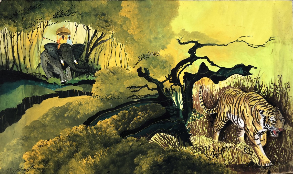 Tiger Hunt by A Morales 