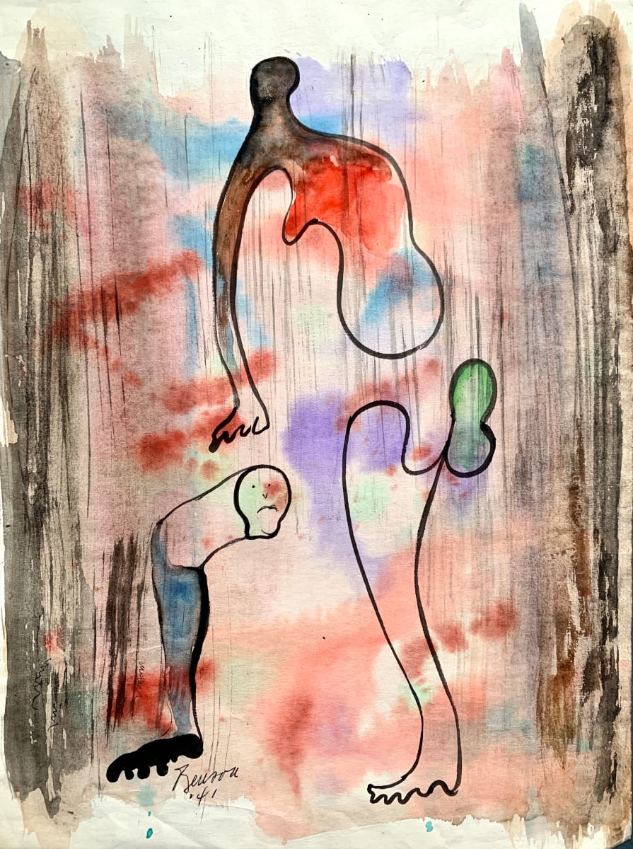 "Blue Leg" by John William Benson, Image 1.