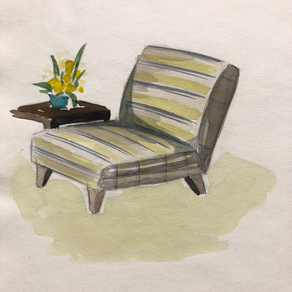 Mid Century Chair by Kathy Williams 