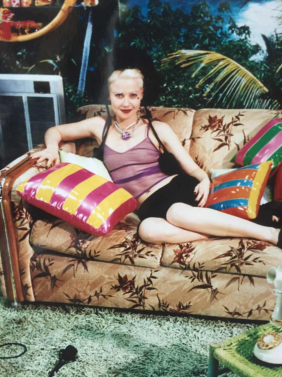 Girl with Inflatable Pillows by Mark Kohr, Image 1.