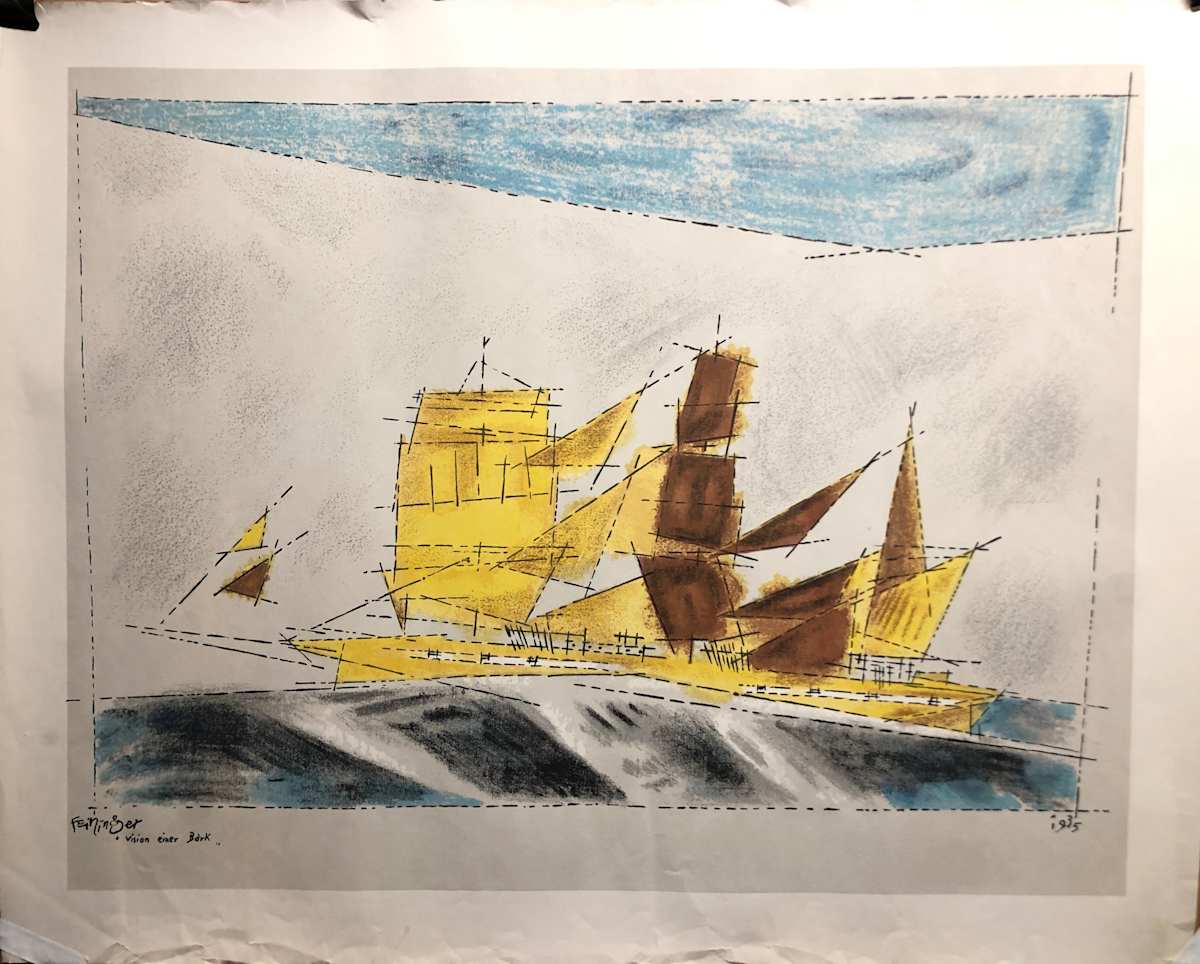 Vision Einer Bark by Lyonel Feininger, Image 1.